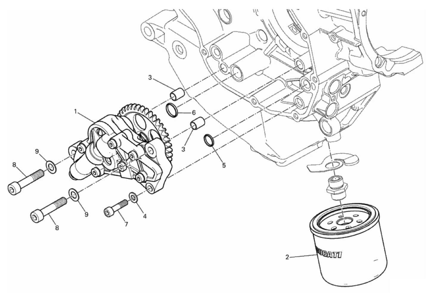 FILTERS AND OIL PUMP