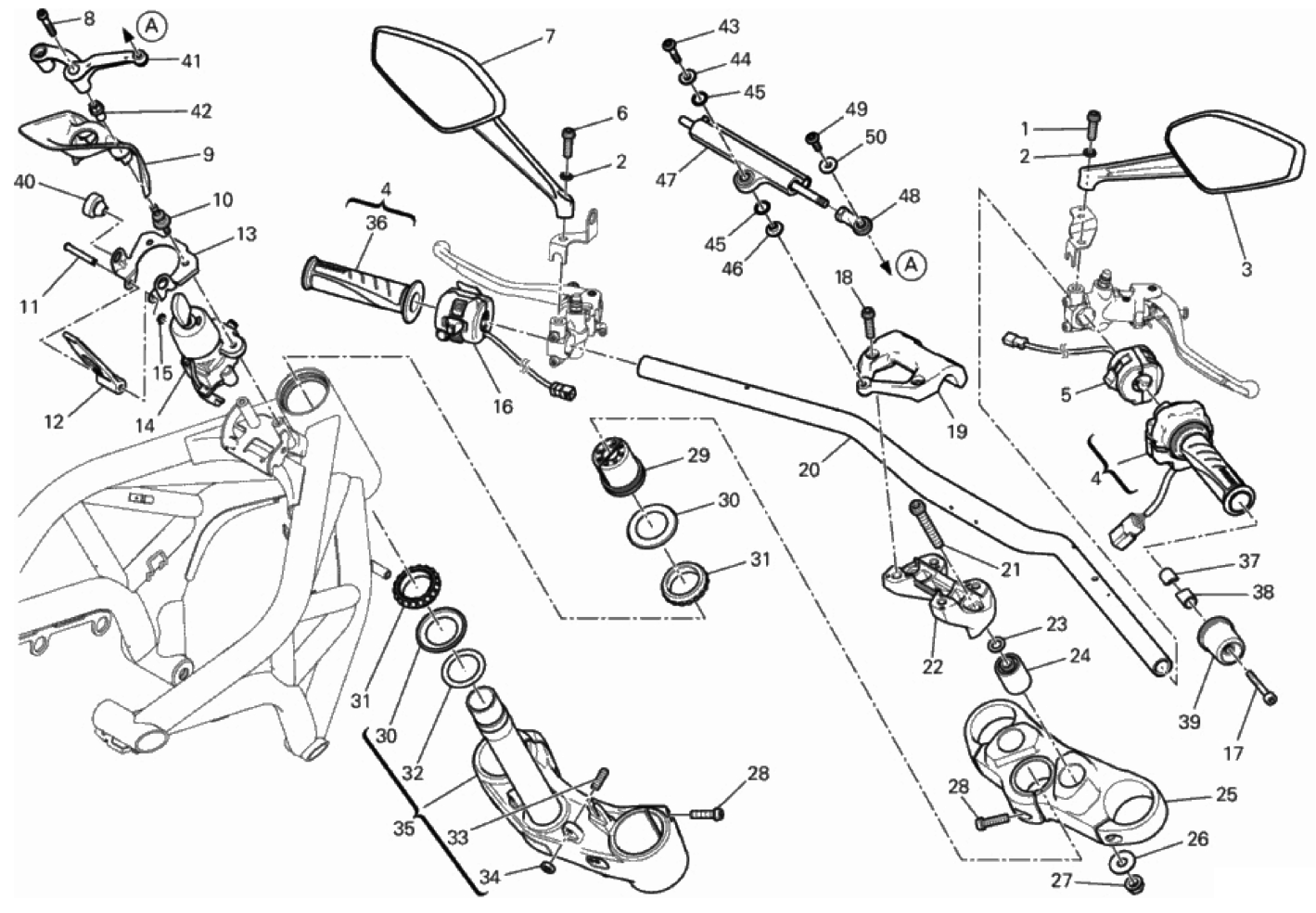 HANDLEBAR AND CONTROLS