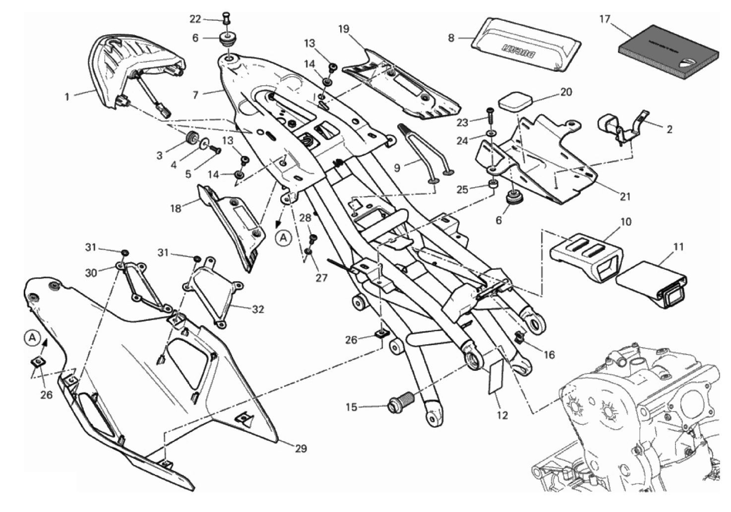 REAR FRAME COMP.