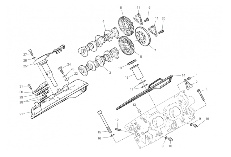 REAR HEAD - TIMING SYSTEM 