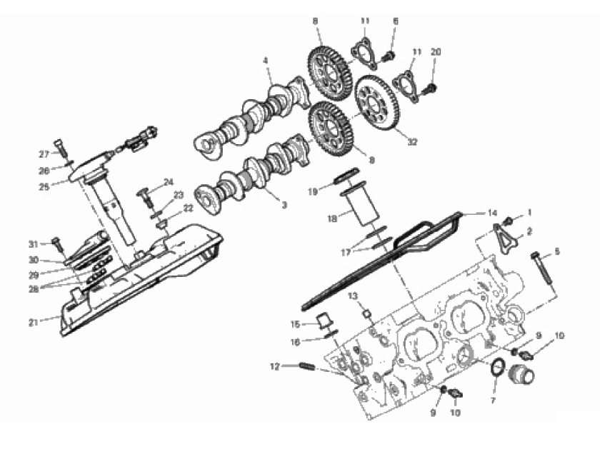 REAR HEAD - TIMING SYSTEM 