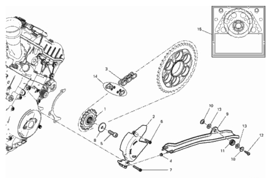 FRONT SPROCKET - CHAIN 