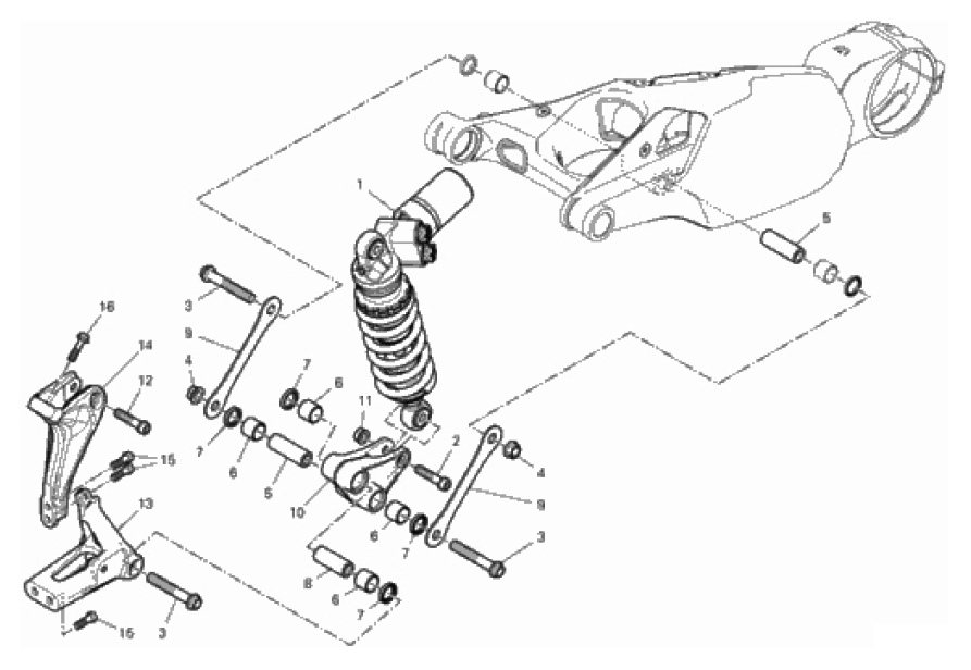 REAR SHOCK ABSORBER 