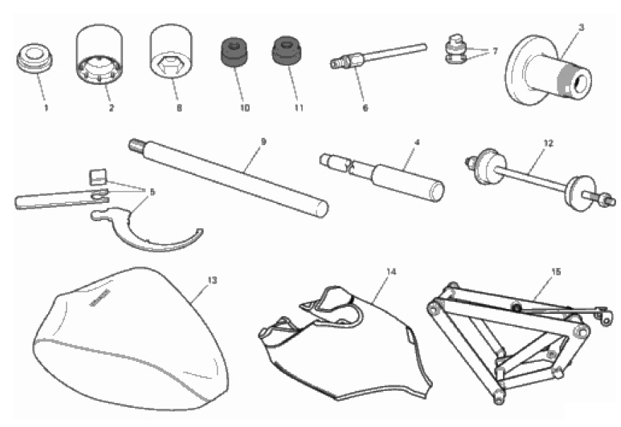 WORKSHOP SERVICE TOOLS (FRAME) 