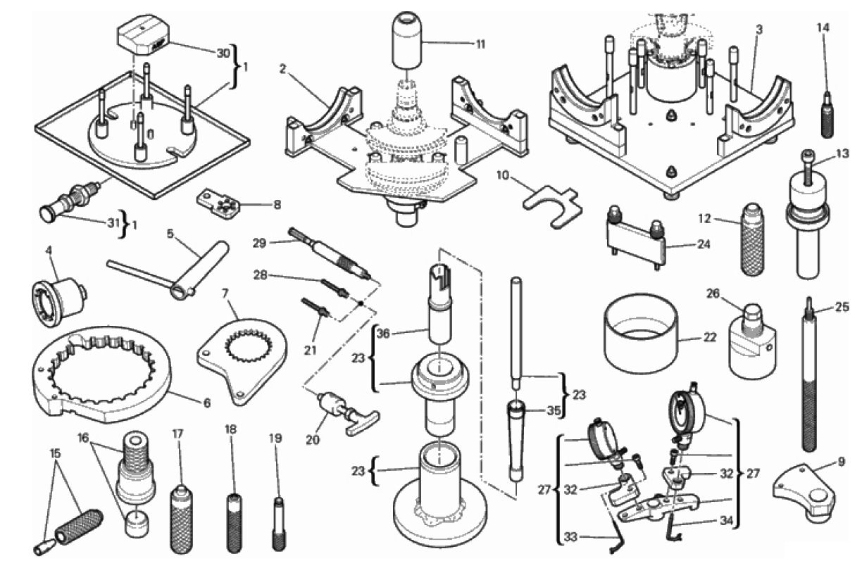 WORKSHOP SERVICE TOOLS (ENGINE) 