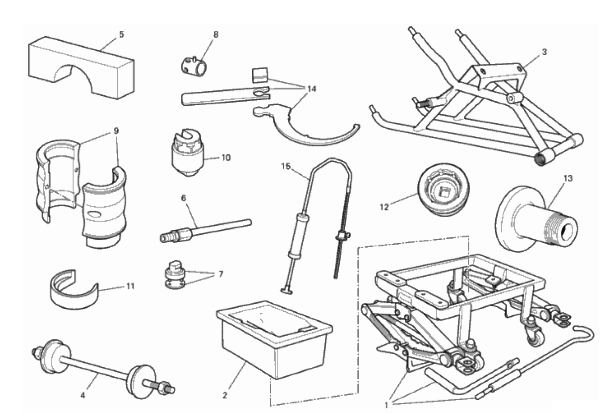 WORKSHOP SERVICE TOOLS (FRAME) 