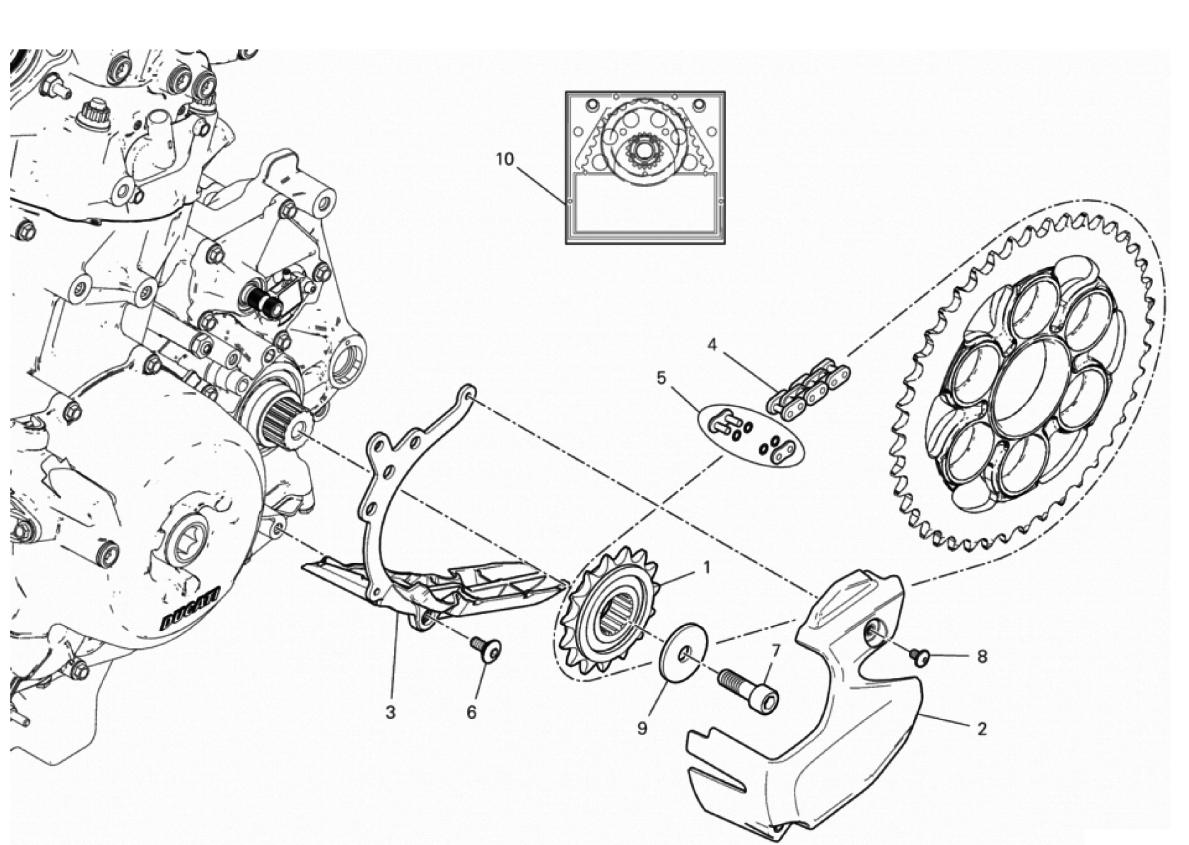 FRONT SPROCKET - CHAIN 