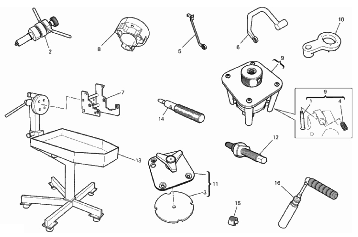 WORKSHOP SERVICE TOOLS (ENGINE) 