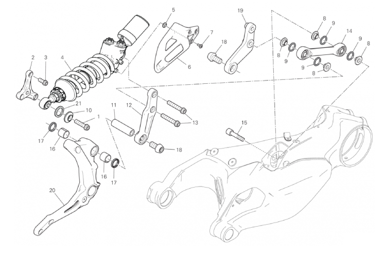 REAR SHOCK ABSORBER 