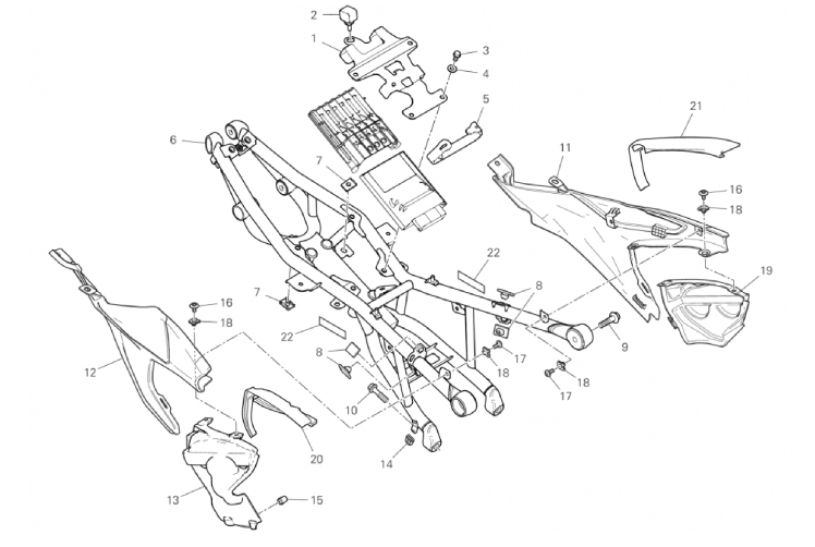 REAR FRAME COMP. 
