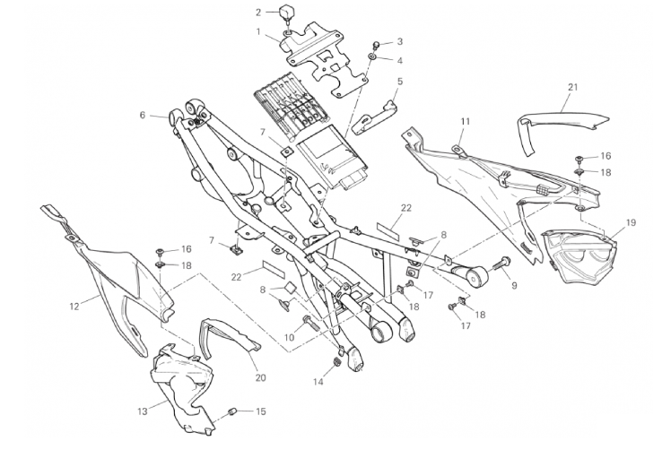 REAR FRAME COMP. 