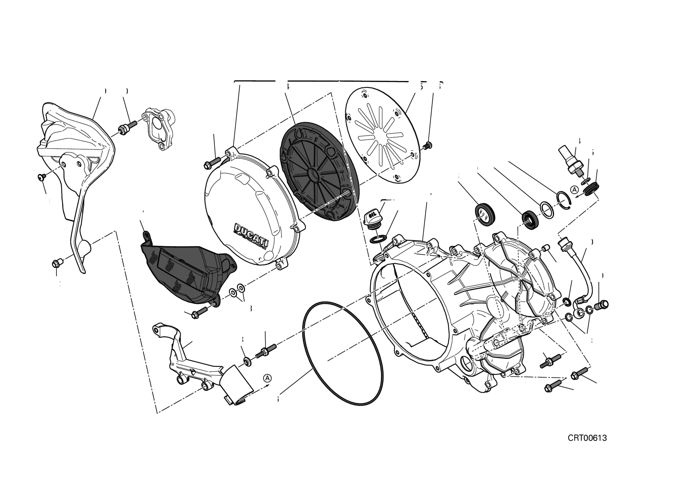 CLUTCH - SIDE CRANKCASE COVER 