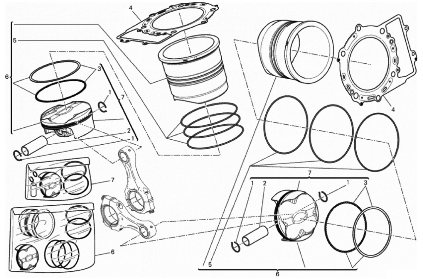 CYLINDERS - PISTONS 