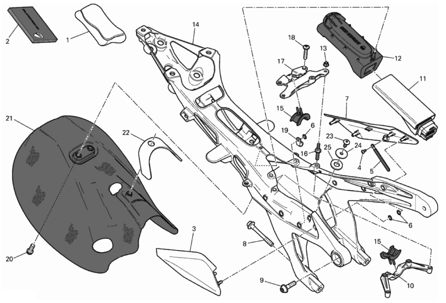 REAR FRAME COMP.