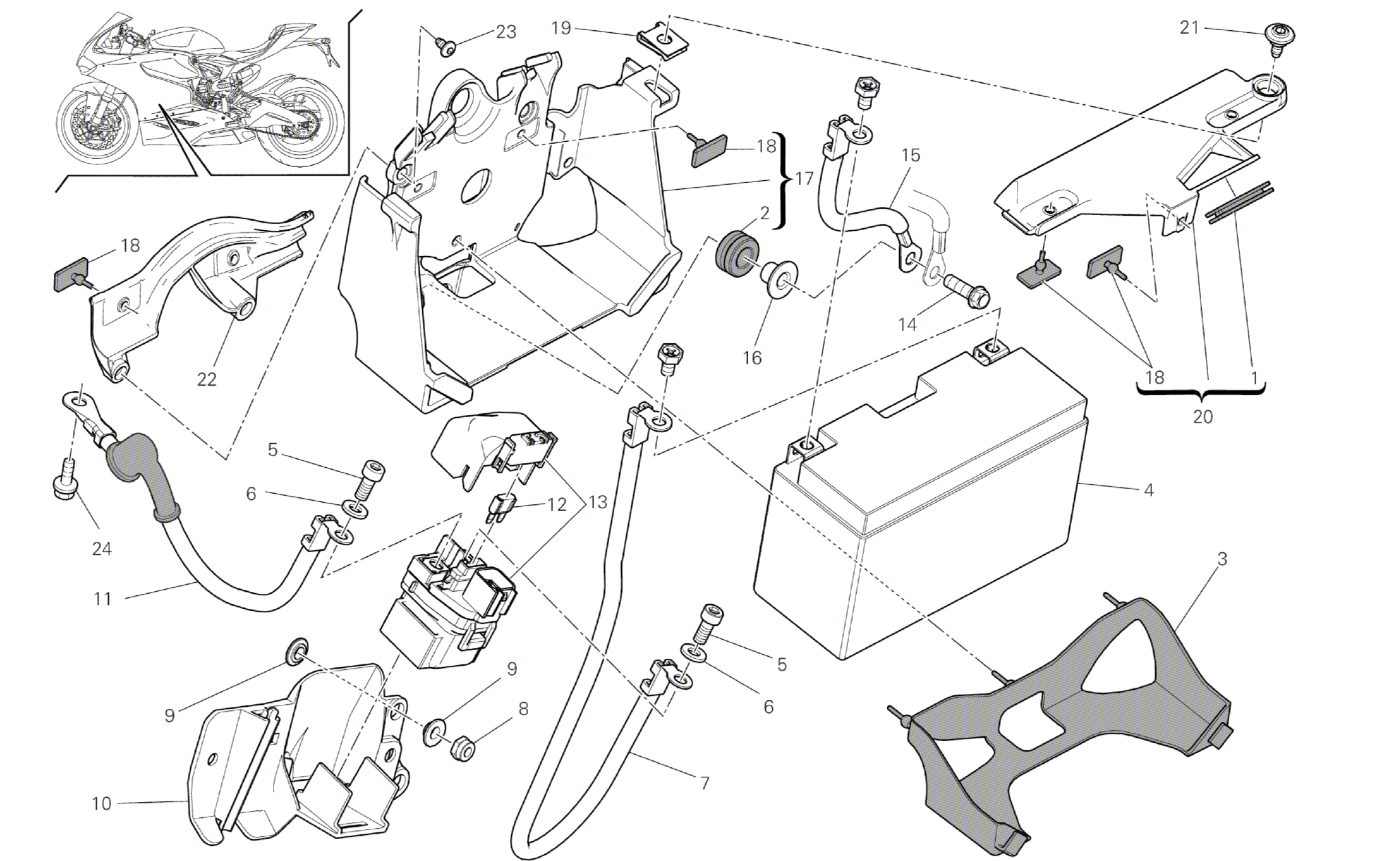 BATTERY HOLDER