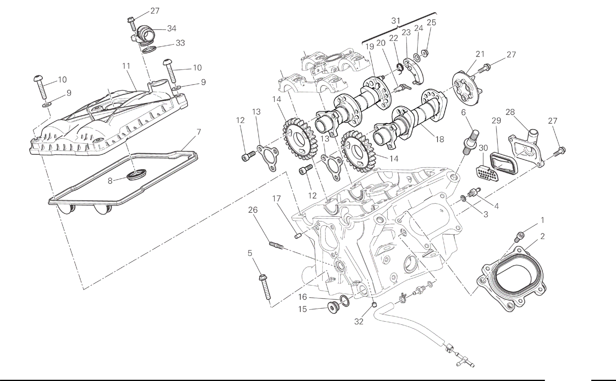 VERTICAL CYLINDER HEAD - TIMING