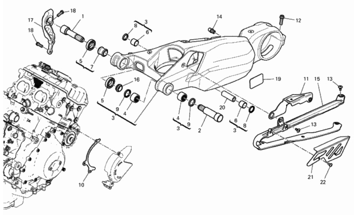 REAR SWINGING ARM 