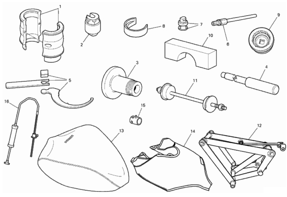 WORKSHOP SERVICE TOOLS (FRAME) 