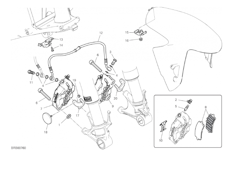 20B FRONT BRAKE SYSTEM (9/46)