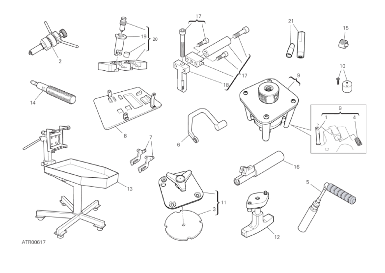 01C WORKSHOP SERVICE TOOLS (ENGINE) (3/4)