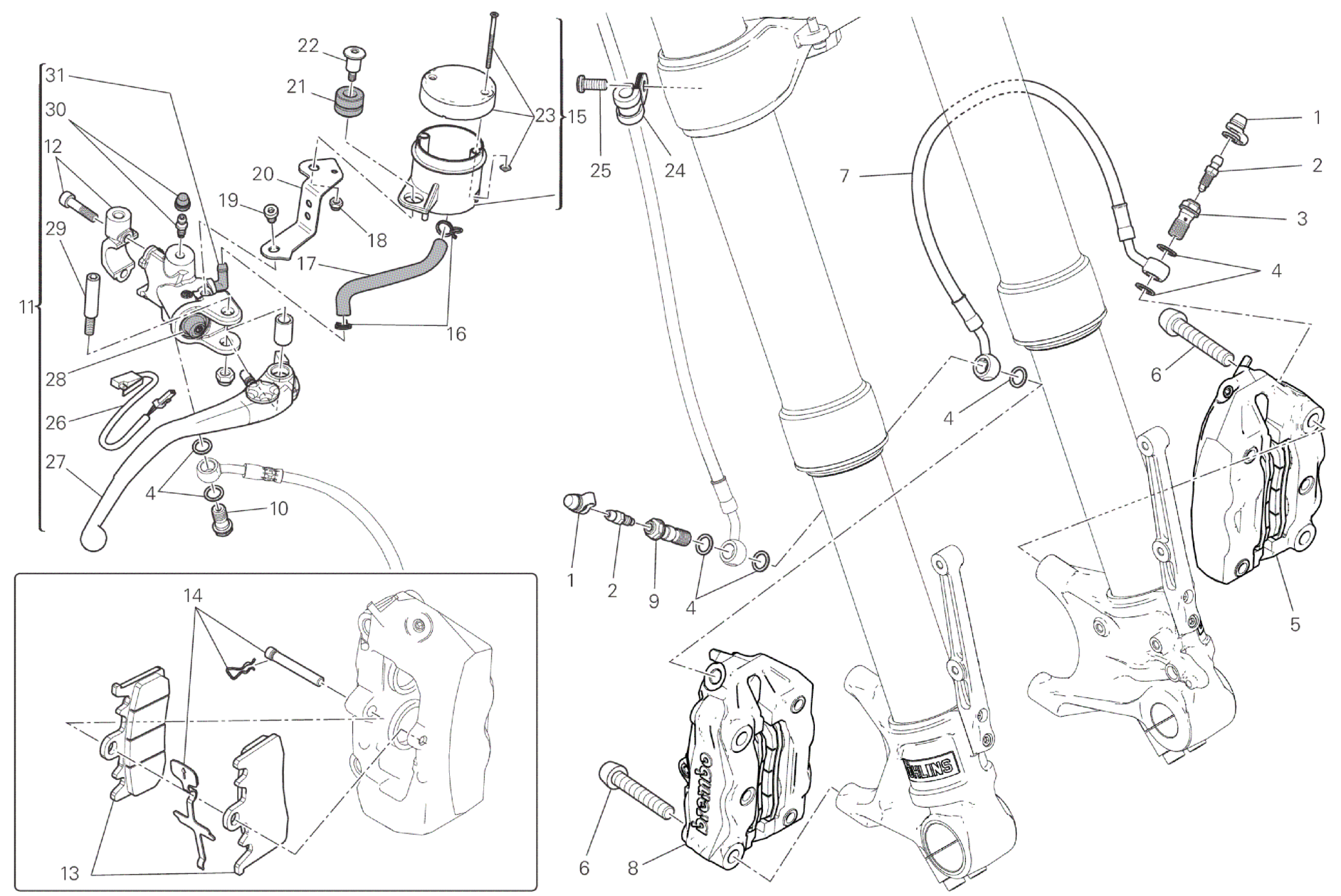 FRONT BRAKE SYSTEM