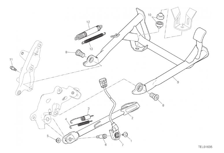 22A SIDE STAND (23/34)
