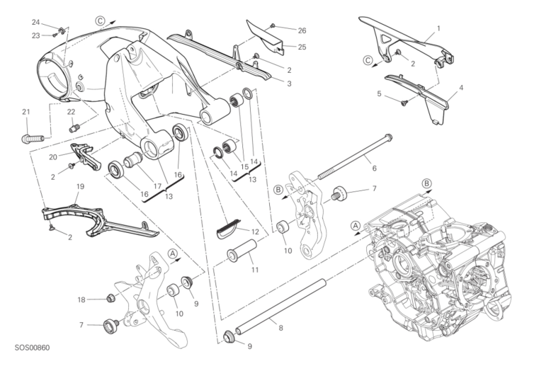 28A REAR SWINGING ARM (27/30)