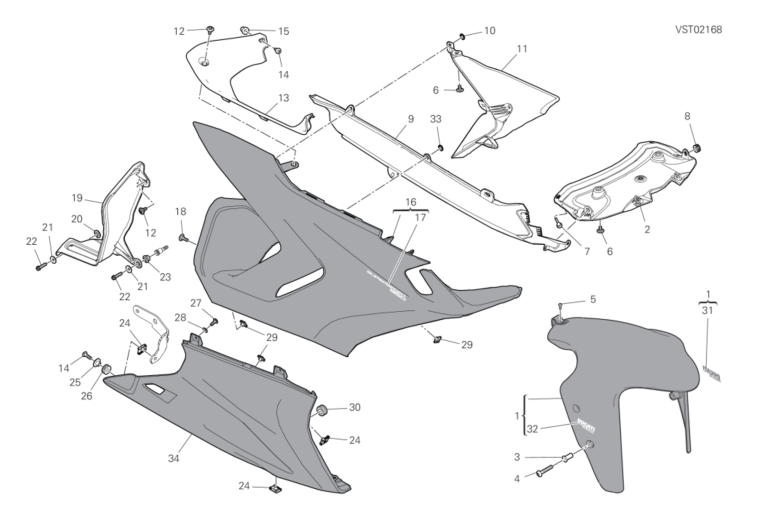 34B RH FAIRING (29/30)