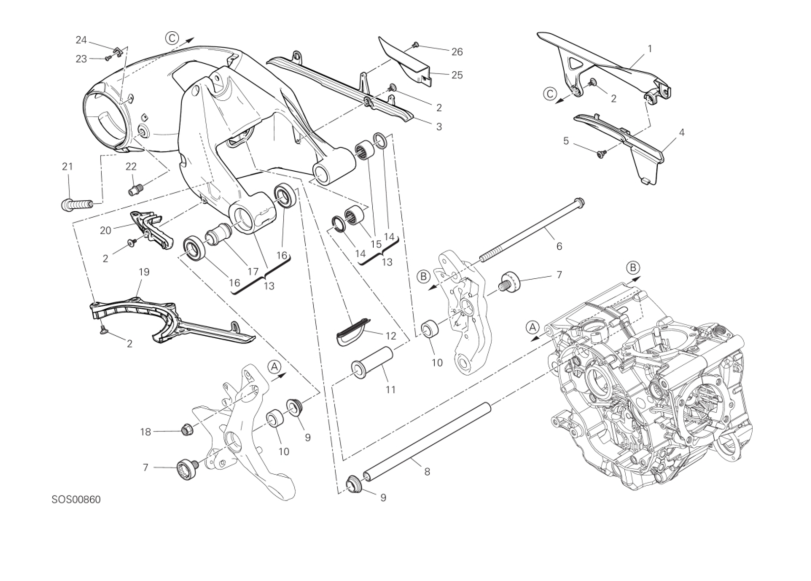 28A REAR SWINGING ARM (27/30)