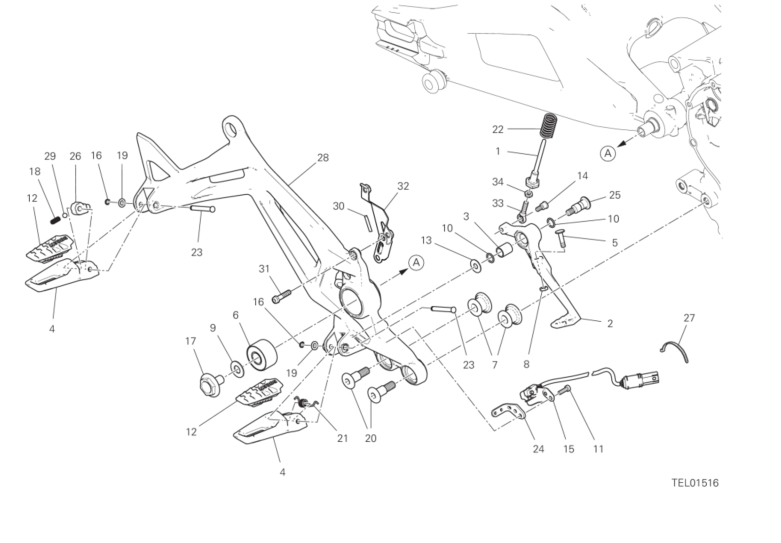 25B FOOTRESTS, RIGHT (19/40)