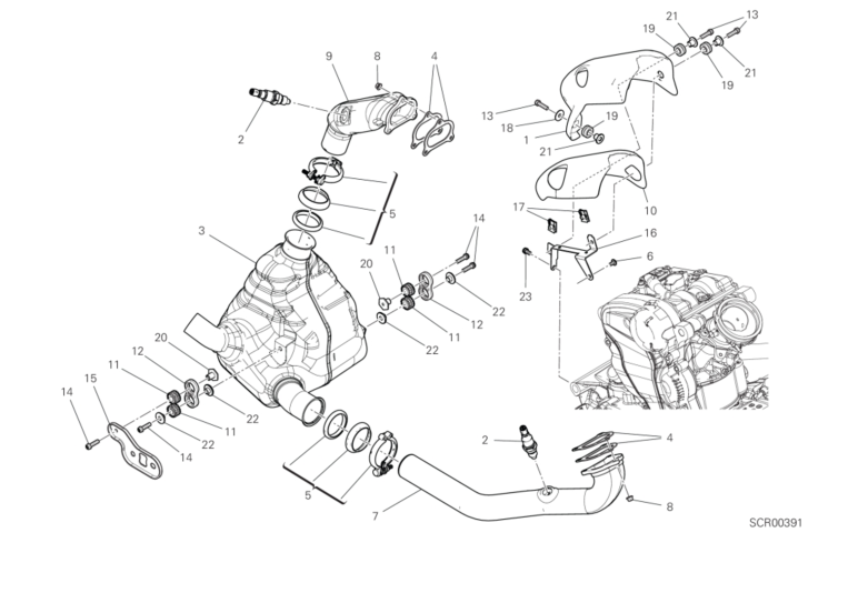 30A EXHAUST MANIFOLD (26/40)