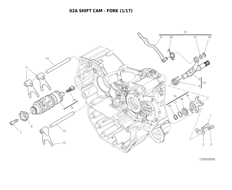 02A SHIFT CAM - FORK (1/17)