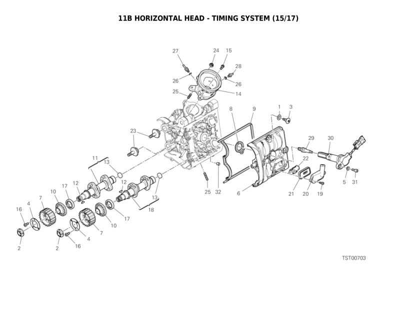 11B HORIZONTAL HEAD - TIMING SYSTEM (15/17)