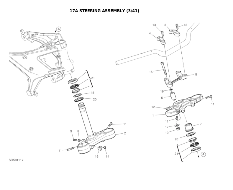 17A STEERING ASSEMBLY (3/41)