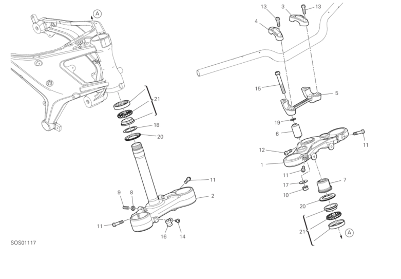 17A STEERING ASSEMBLY (3/40)