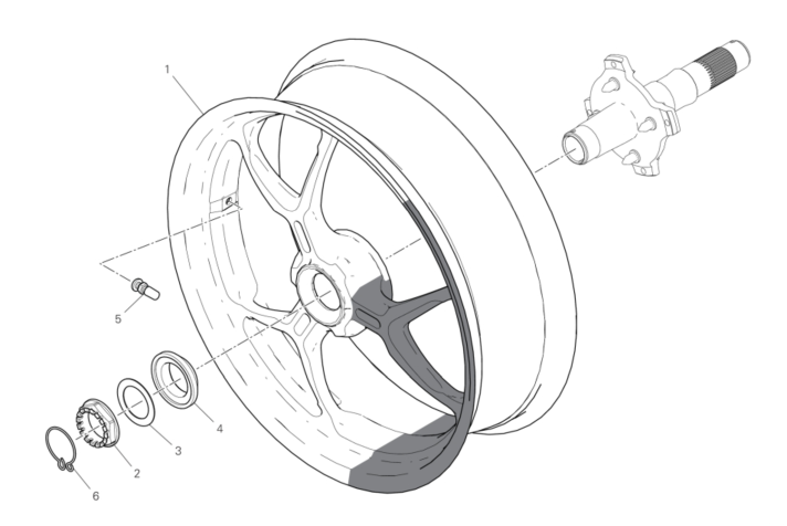 28A REAR WHEEL (23/43)