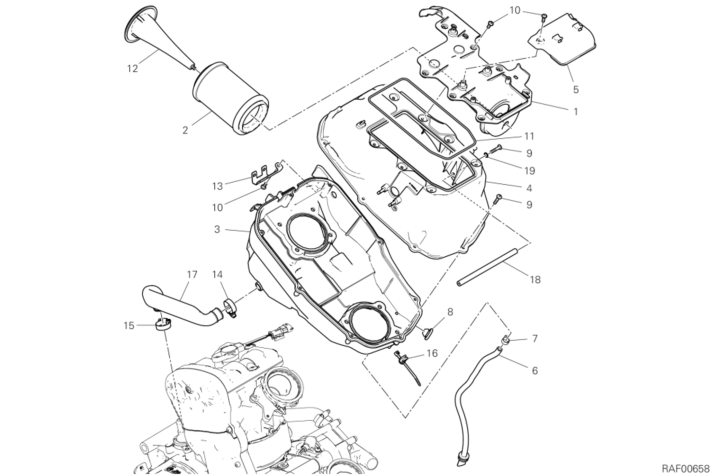 34A AIR INTAKE - OIL BREATHER (35/43)