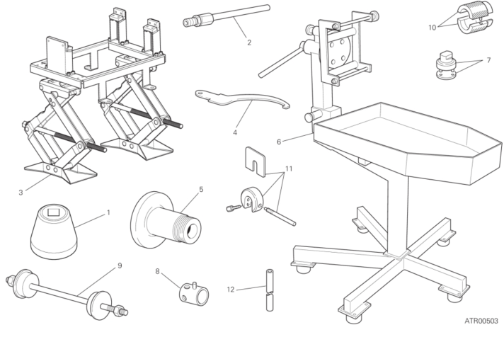 01B WORKSHOP SERVICE TOOLS (FRAME) (2/3)