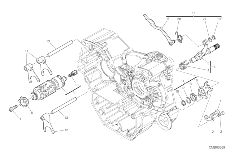 02A SHIFT CAM - FORK (1/17)
