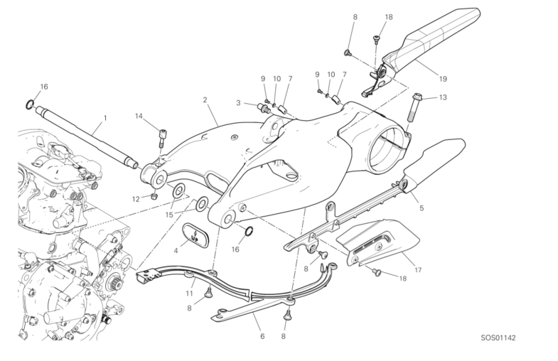 18A REAR SWINGING ARM (6/43)
