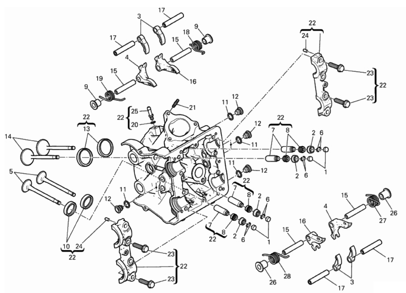 HORIZONTAL CYLINDER HEAD