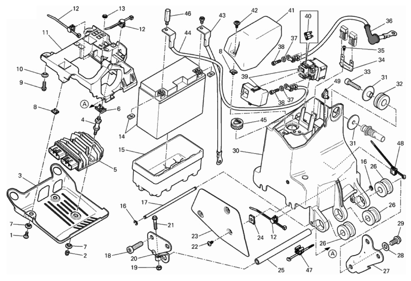 BATTERY HOLDER