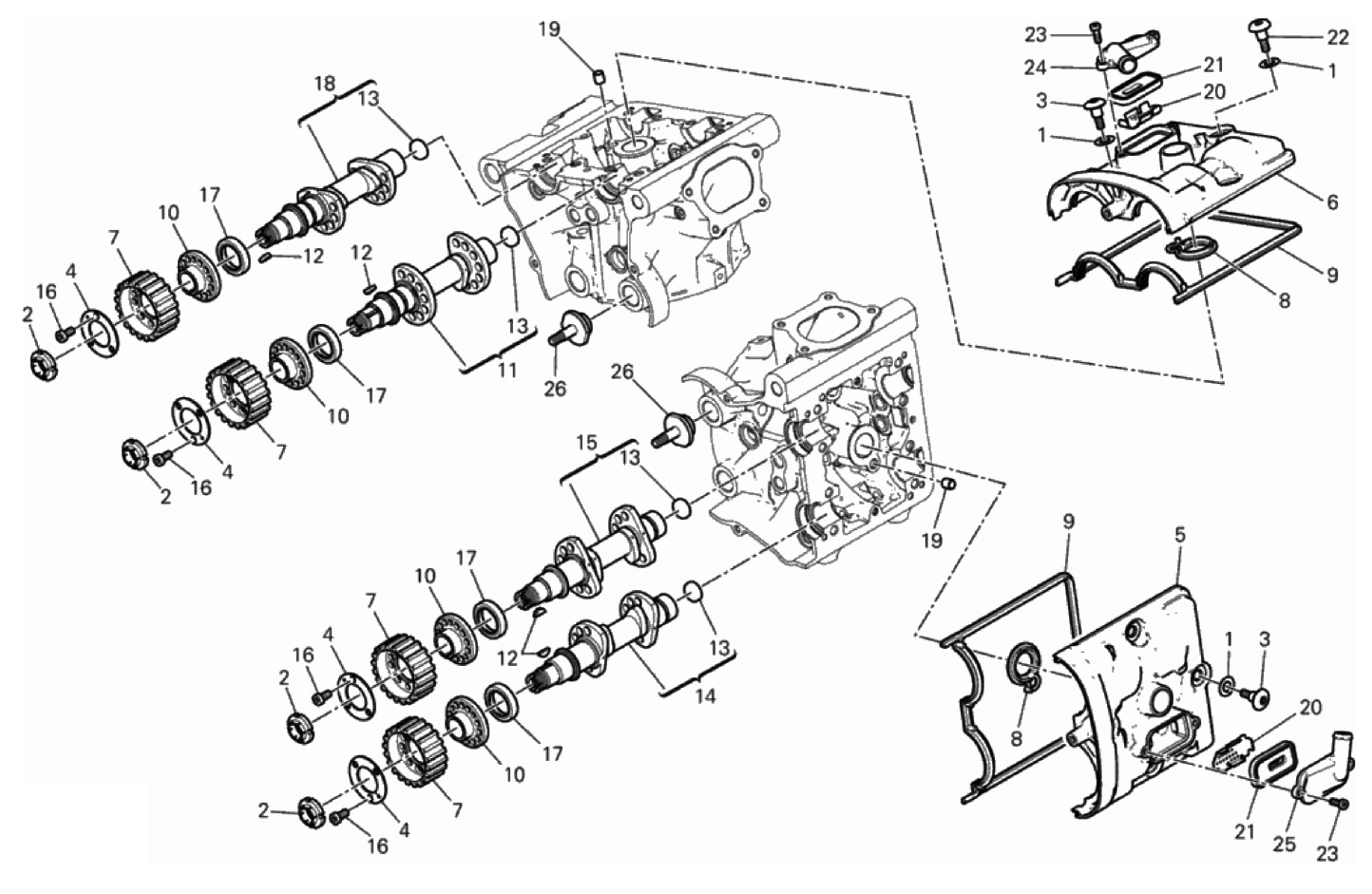 CYLINDER HEAD : TIMING SYSTEM 