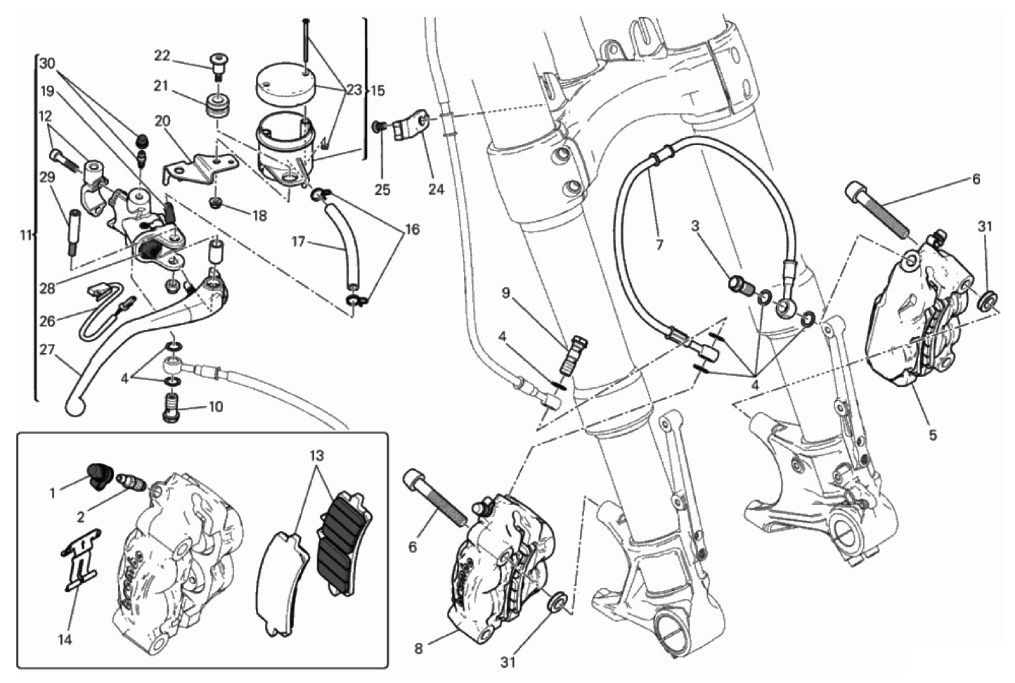 FRONT BRAKE SYSTEM