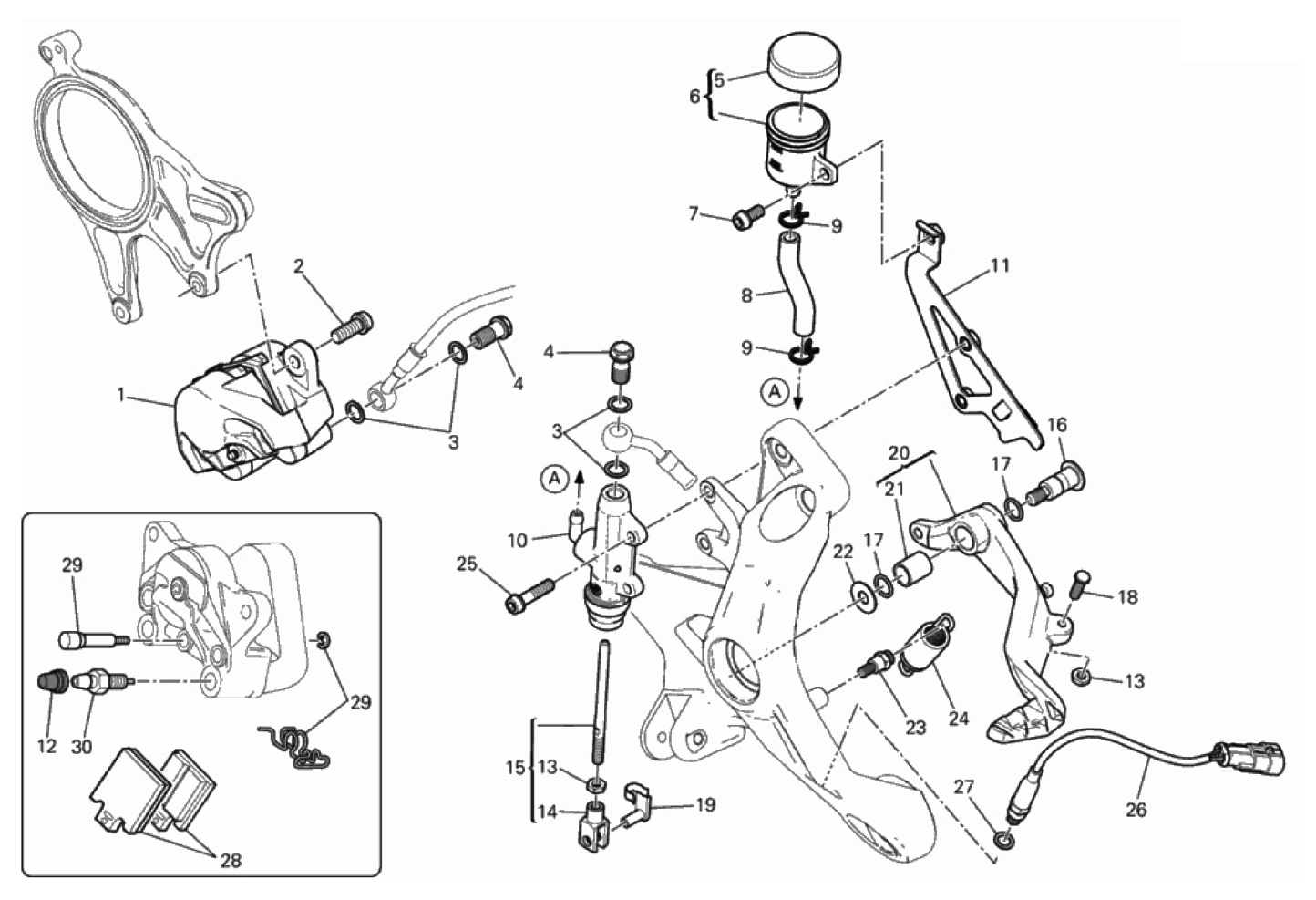 REAR BRAKE SYSTEM 