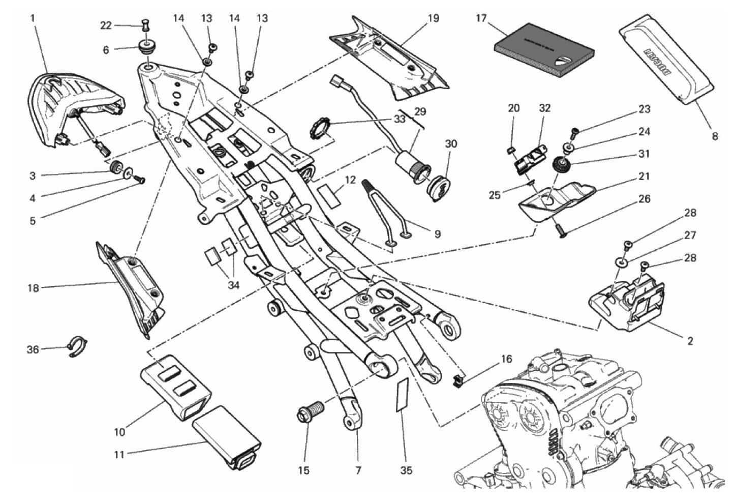 REAR FRAME COMP. 