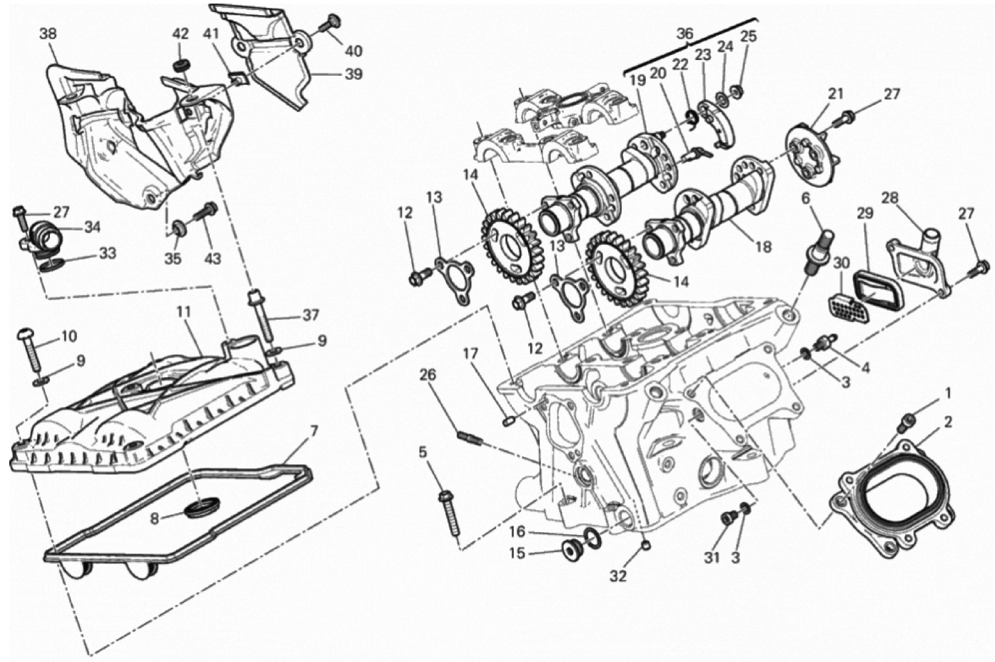 VERTICAL CYLINDER HEAD - TIMING 