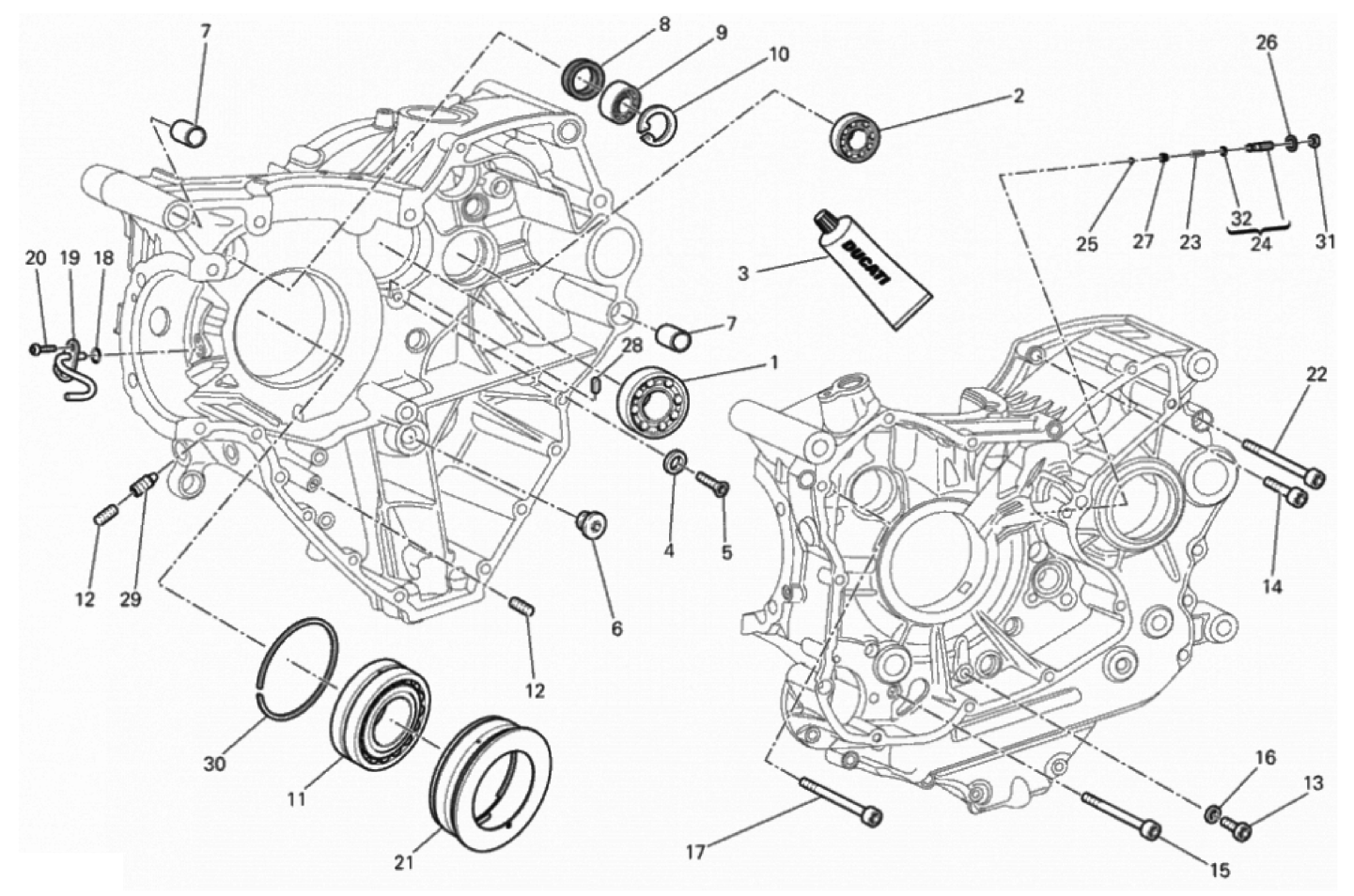 CRANKCASE BEARINGS 