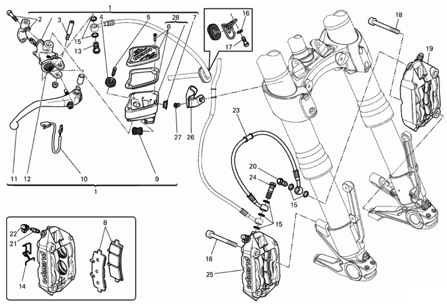 FRONT BRAKE SYSTEM