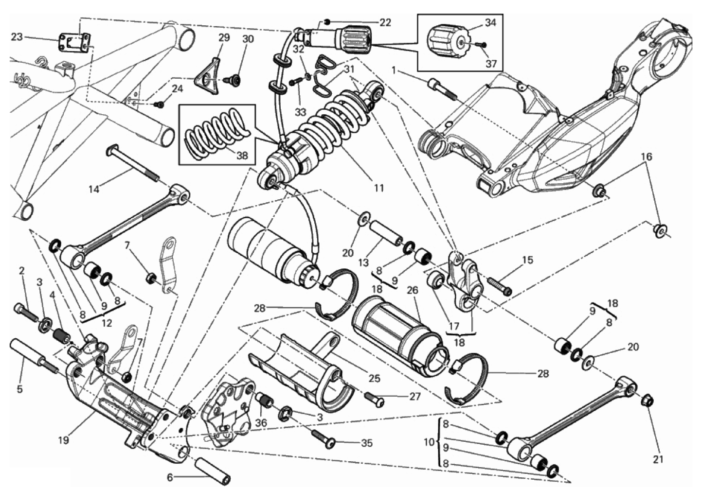 REAR SHOCK ABSORBER